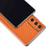 Orange Carbon Fiber Specialty Material Galaxy S20 Fan Edition Skin